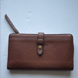 Fossil Brown Leather Wallet